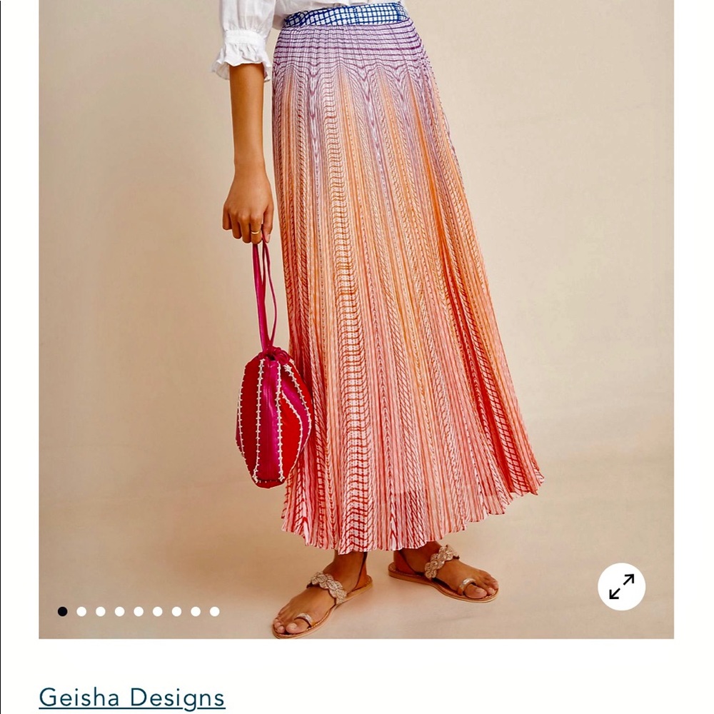 Beautiful and unique Anthropologie Dawn Maxi Skirt